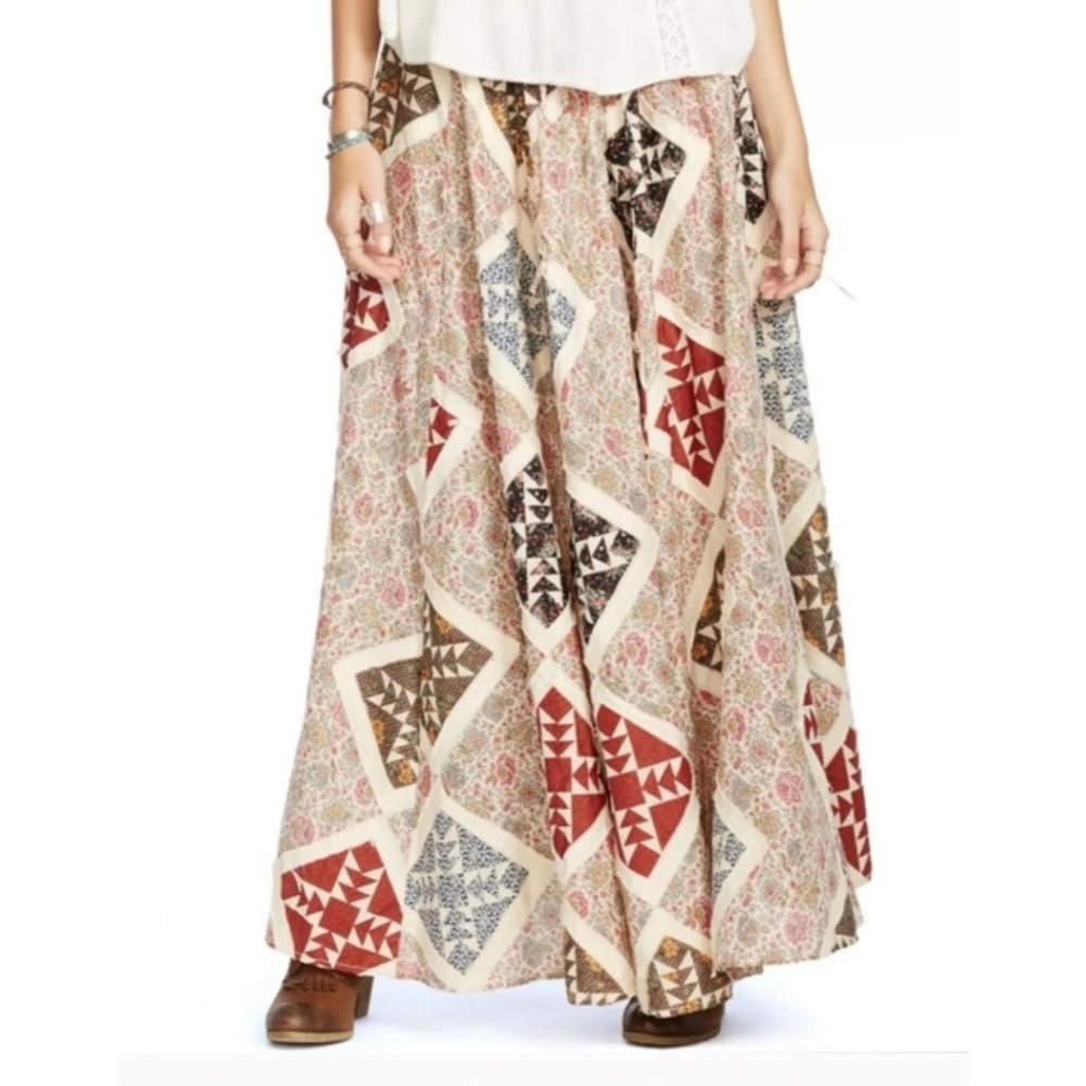 DO NOT BUY / ISO Ralph Lauren Denim & Supply Patchwork Quilt maxi skirt